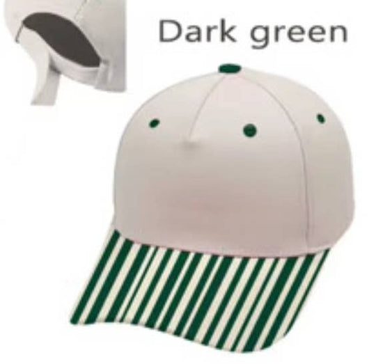 Seersucker Cotton Trucker Hat - Various Colors: Black / 10 Pack