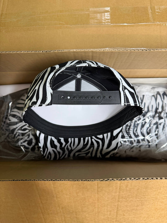 Blank Zebra Trucker Hat