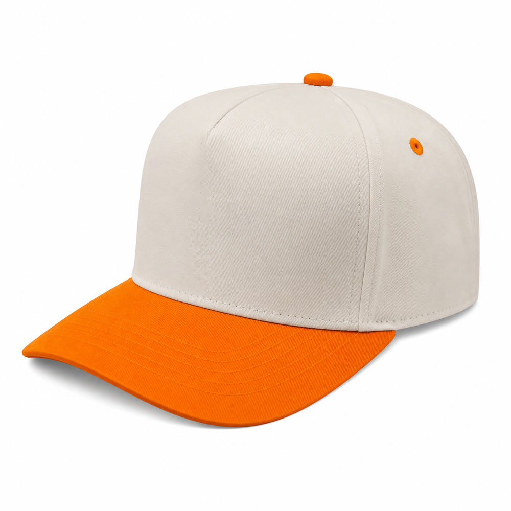 TCTAN-DZ-5 PANEL 2TONE SNAP BACK HATS DOZEN   (BEST SELLER): TAN/JADE