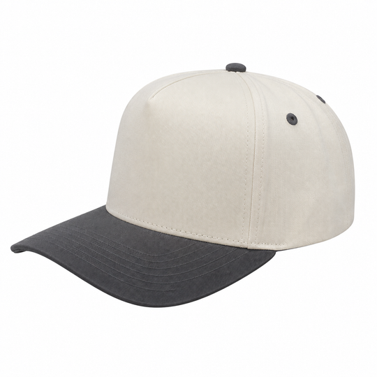 TCTAN-DZ-5 PANEL 2TONE SNAP BACK HATS DOZEN   (BEST SELLER): TAN/JADE