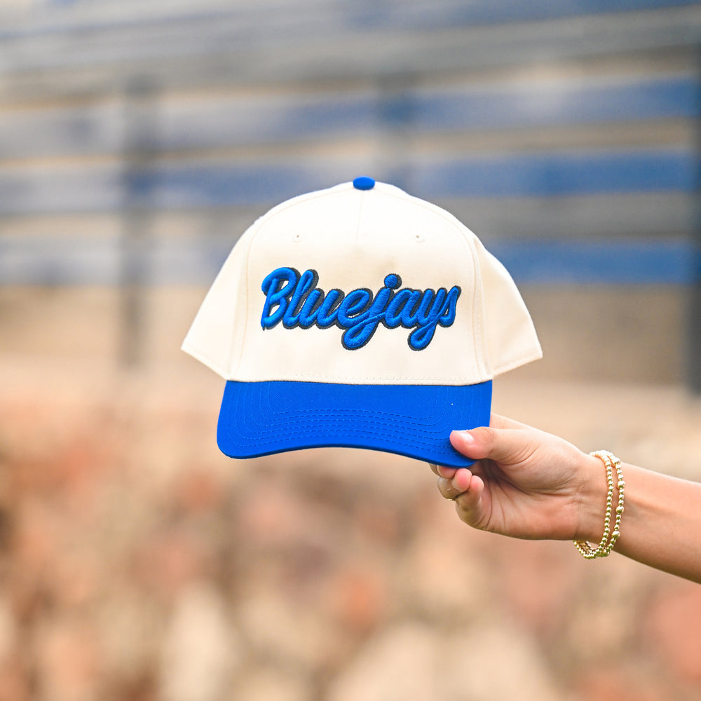 #10 CURSIVE BLUEJAYS HAT