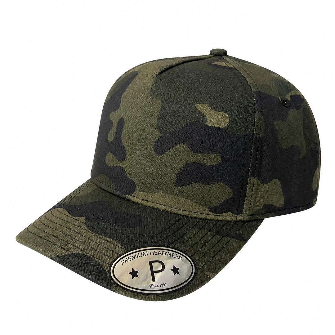 TCTAN-DZ-5 PANEL 2TONE SNAP BACK HATS DOZEN   (BEST SELLER): TAN/JADE