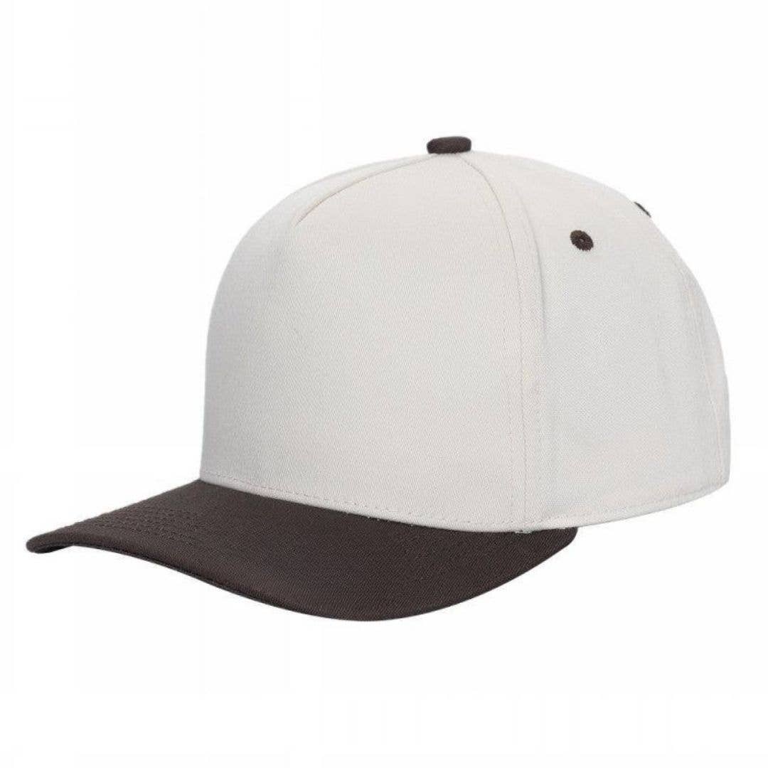 TCTAN-DZ-5 PANEL 2TONE SNAP BACK HATS DOZEN   (BEST SELLER): TAN/JADE