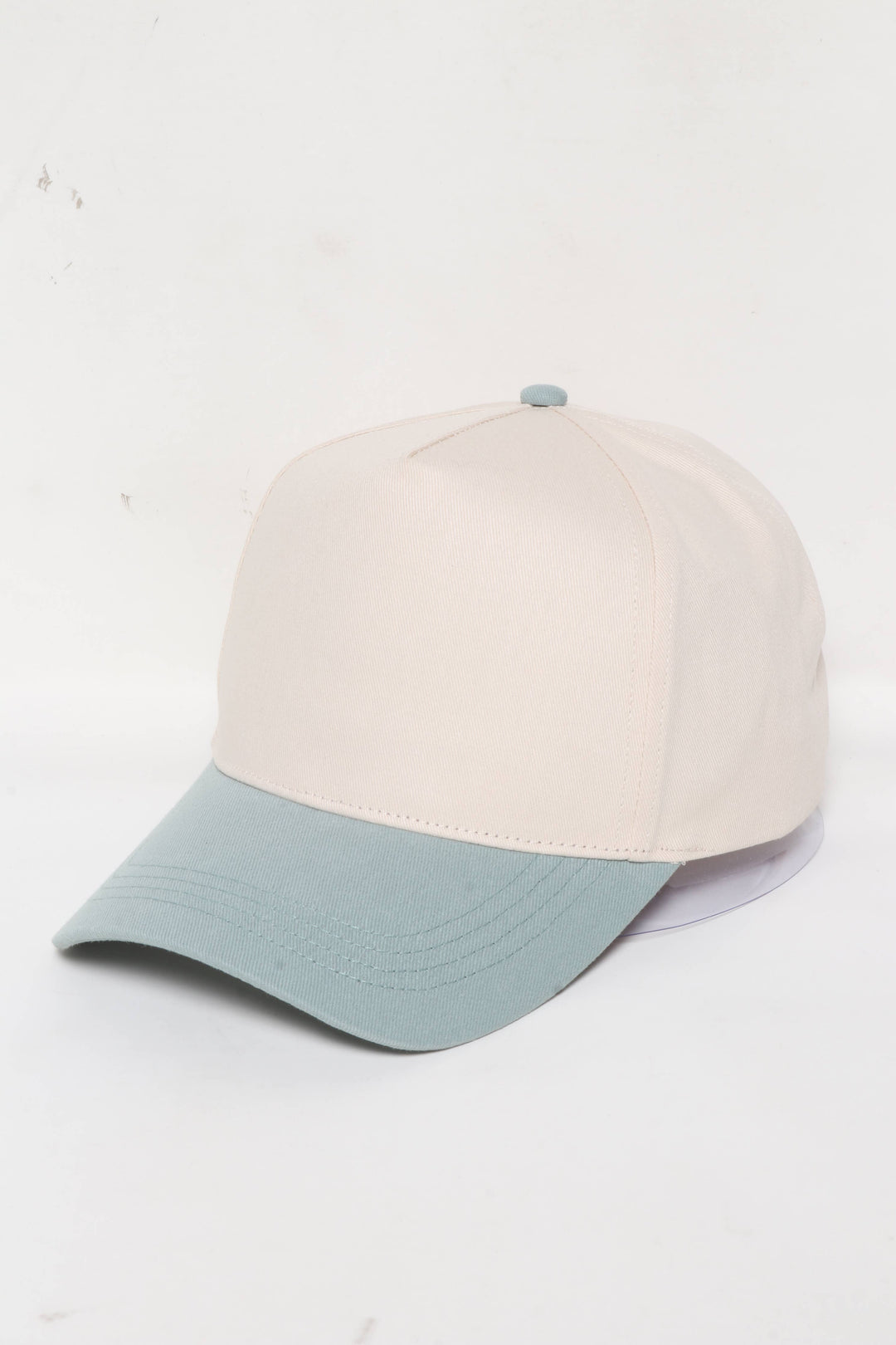 5 Panel Cotton Two-Tone Caps: Brown