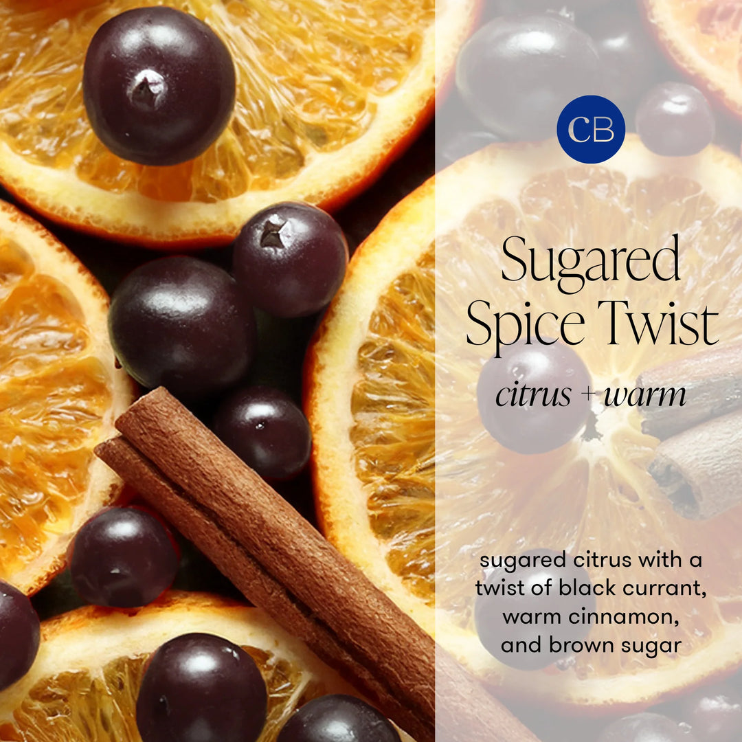 Capri BLUE Sugared Spice Twist Royal Gem 19oz Candle