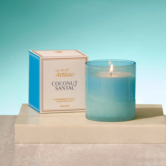 Capri BLUE Luce d'Almafi Coconut Santal Signature Tumbler Candle 8oz
