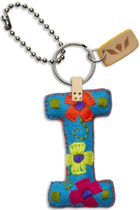 Consuela Turquoise Felt Alphabet Charms