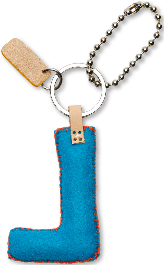 Consuela Turquoise Felt Alphabet Charms