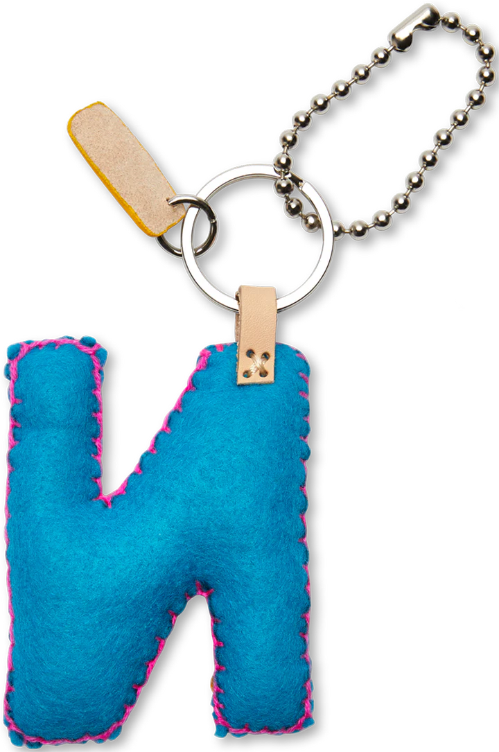 Consuela Turquoise Felt Alphabet Charms
