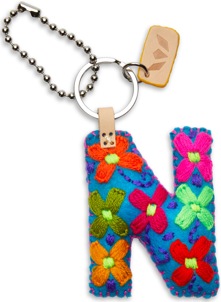 Consuela Turquoise Felt Alphabet Charms
