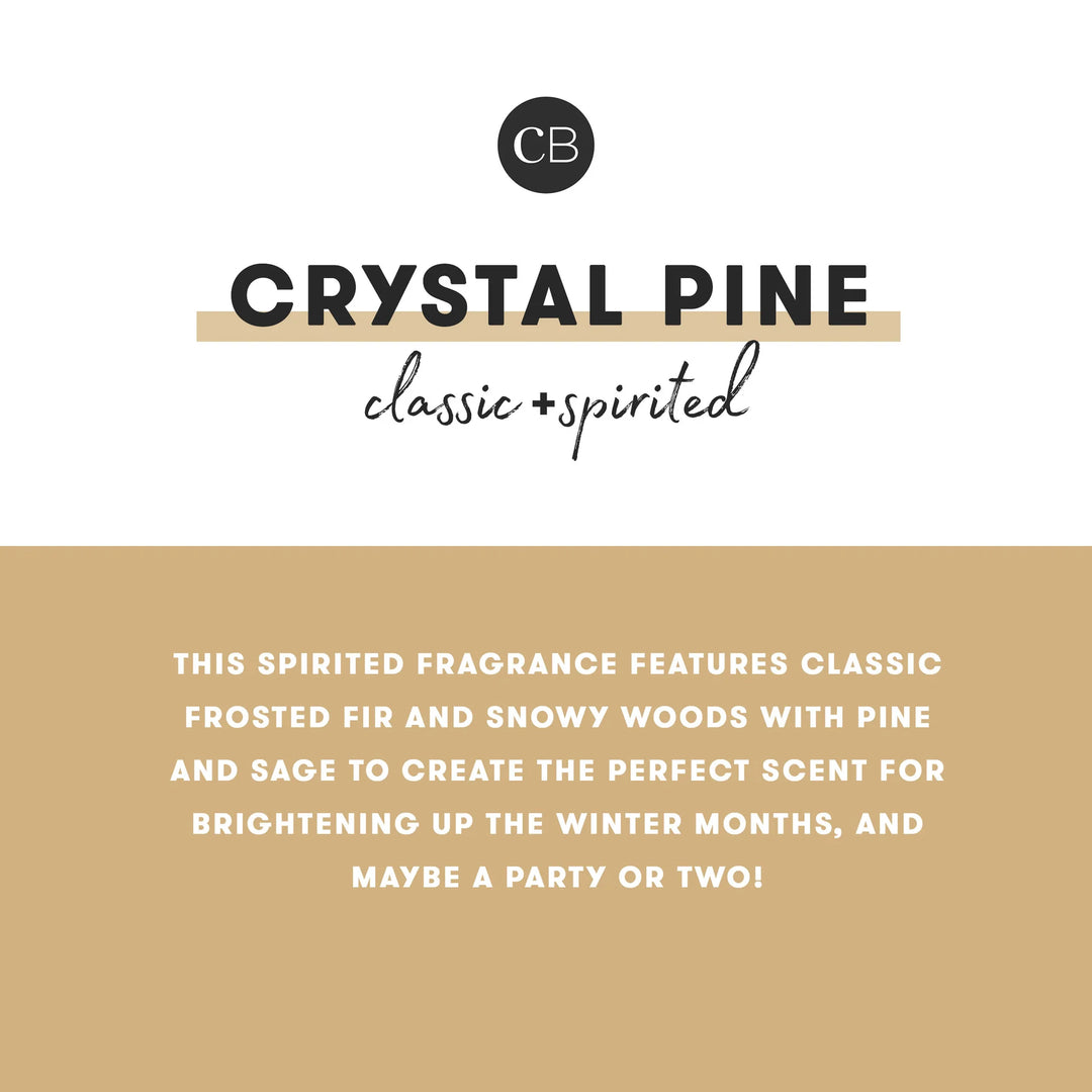 Capri BLUE Crystal Pine Glimmer Signature 19oz Candle
