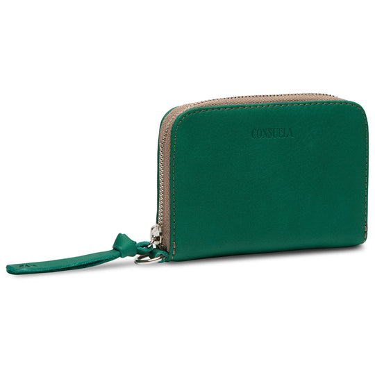 Consuela Teal Zippy Wallet