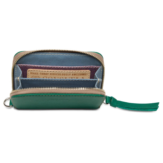 Consuela Teal Zippy Wallet