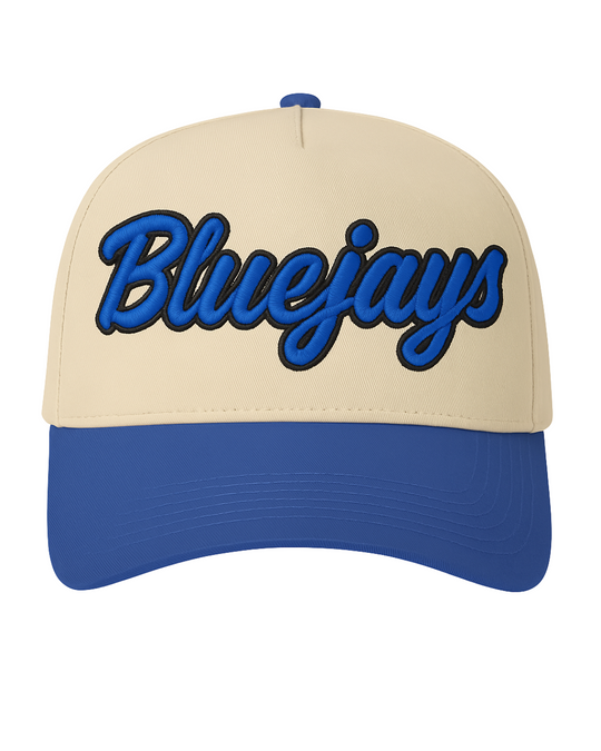 #10 CURSIVE BLUEJAYS HAT