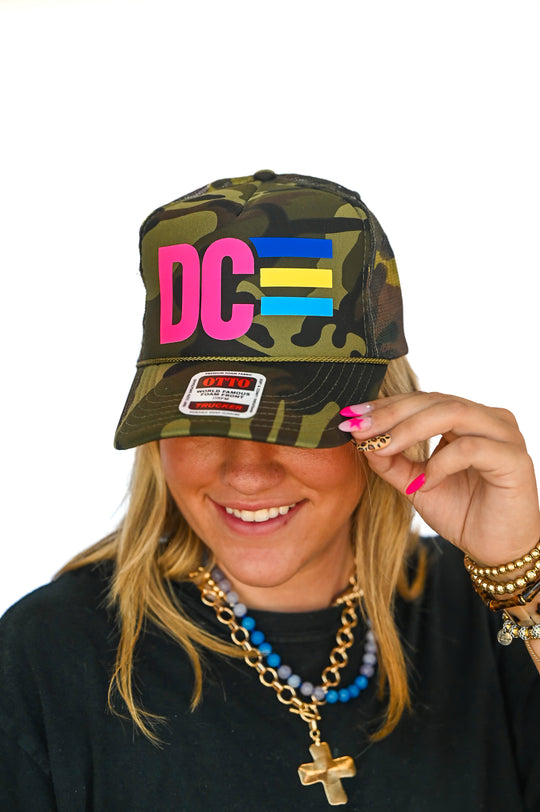 #15 CAMO Pink DC Hat