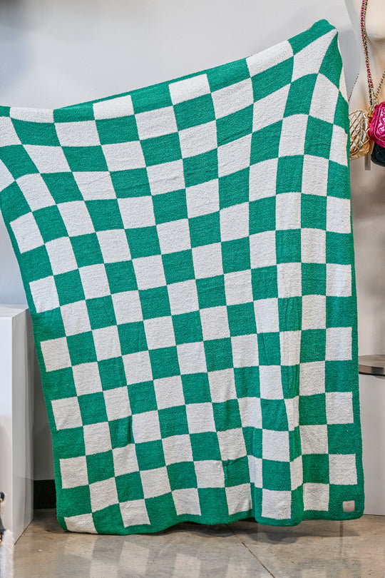 Checkered Super Lux Blanket