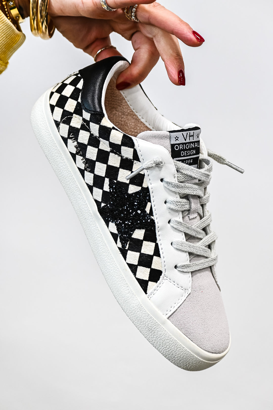 Flair Checkered Sneaker - Friends Market Boutique