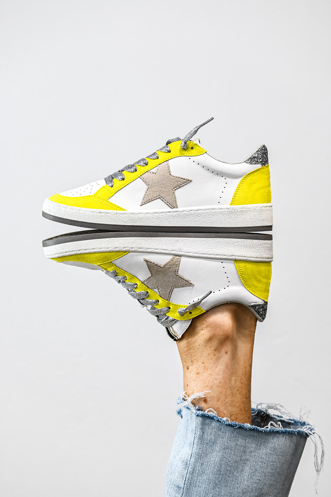 Paz Yellow Sneaker - Friends Market Boutique