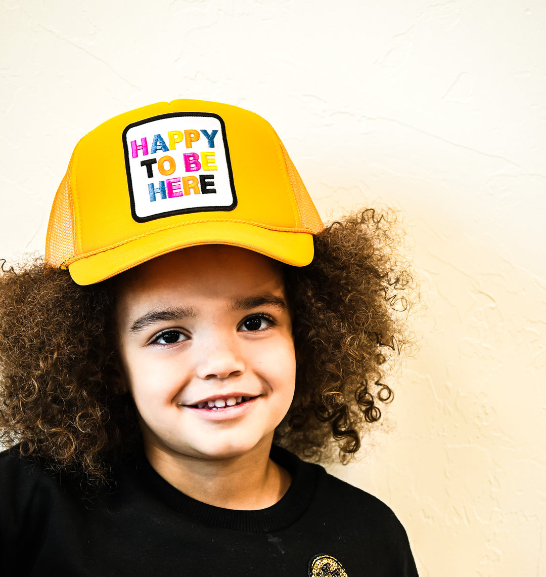 Littles Happy To Be Here Hat - Friends Market Boutique