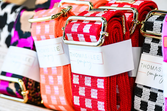 Checkered Bag Strap - Friends Market Boutique