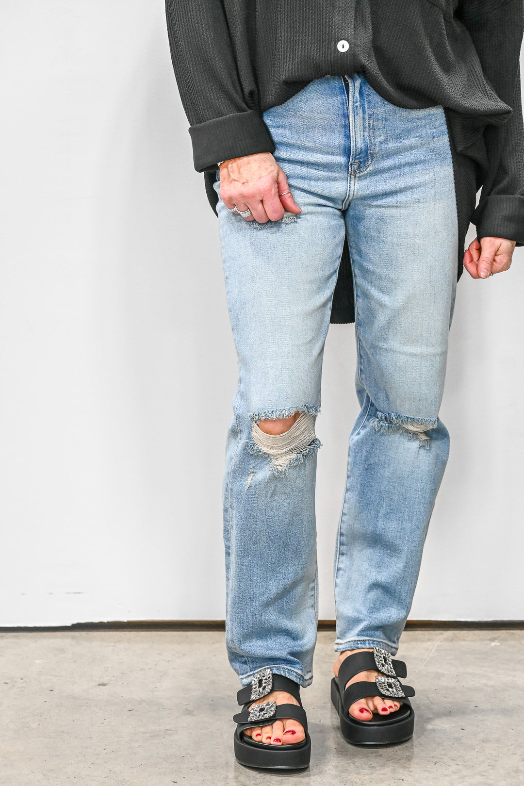 Tracey High Rise Hidden Jeans