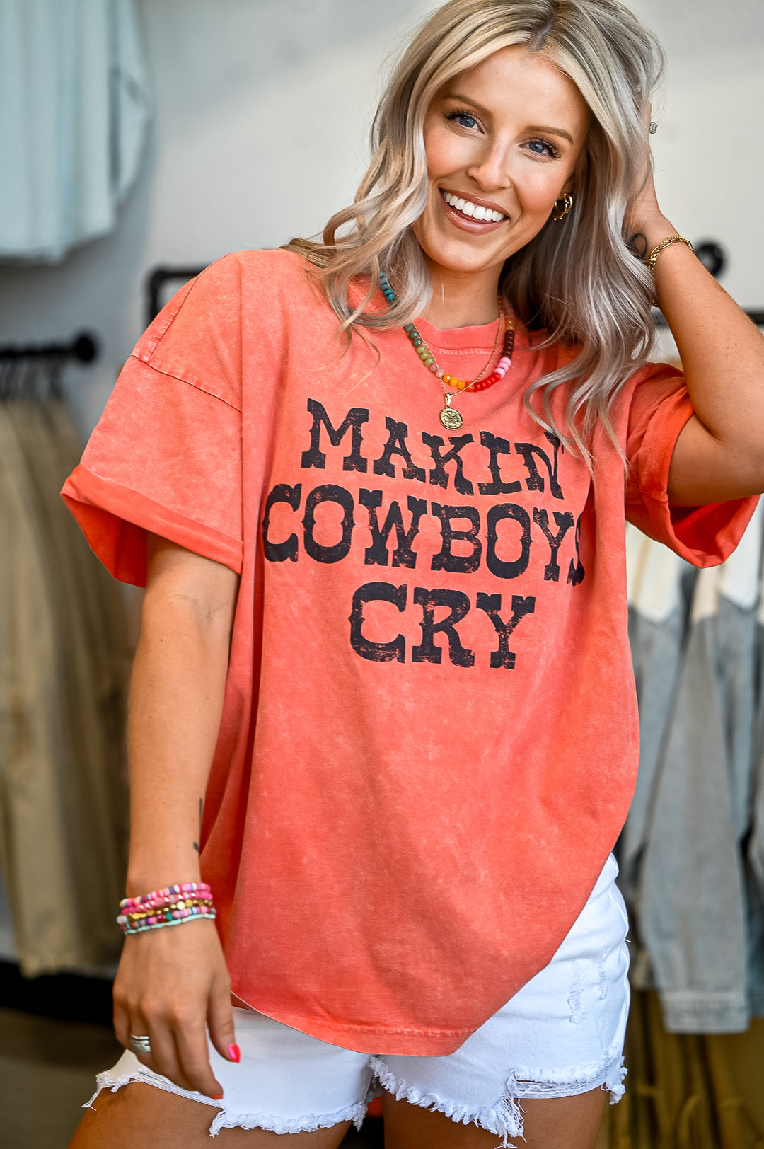 Makin Cowboys Cry Tee