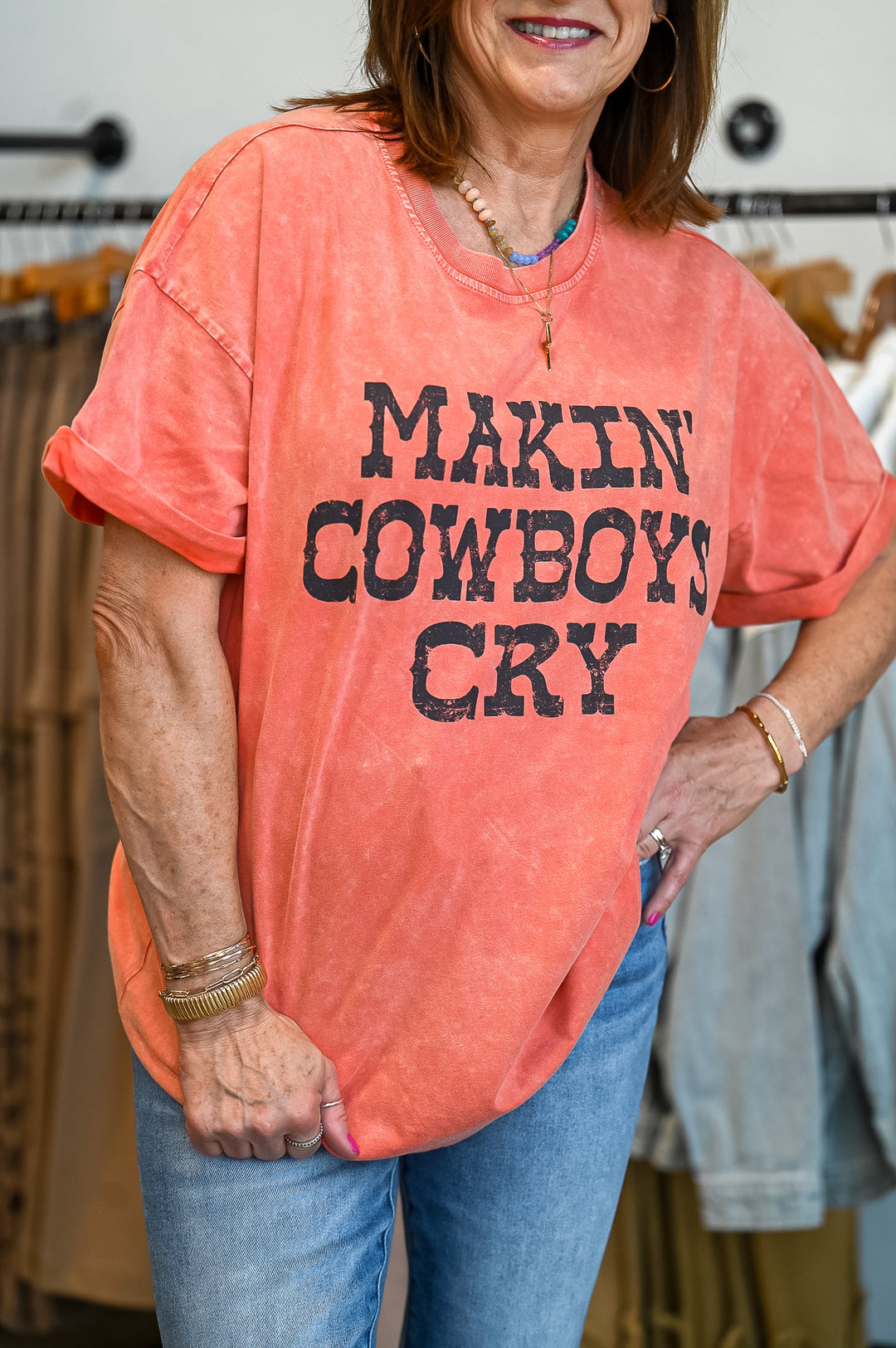 Makin Cowboys Cry Tee