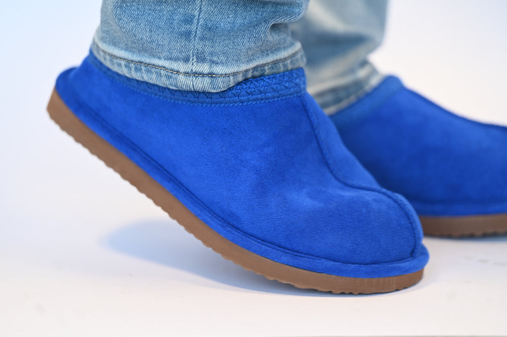 Electric Blue Slippers