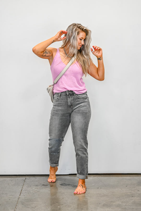 Frankie Kancan Mom Fit Jean