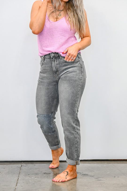 Frankie Kancan Mom Fit Jean