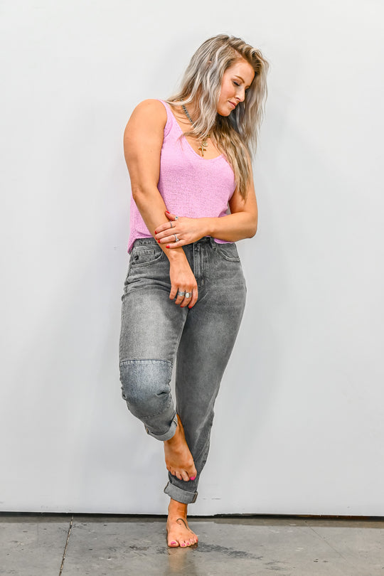 Frankie Kancan Mom Fit Jean