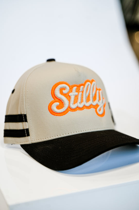 STILLY Black Striped HAT