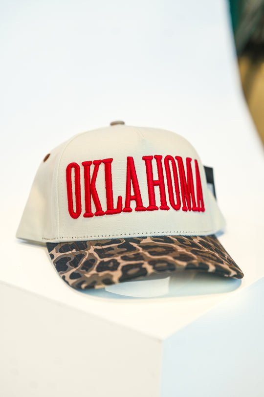 OKLAHOMA Leopard Hat