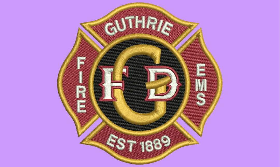 GUTHRIE FIRE BADGE LOGO
