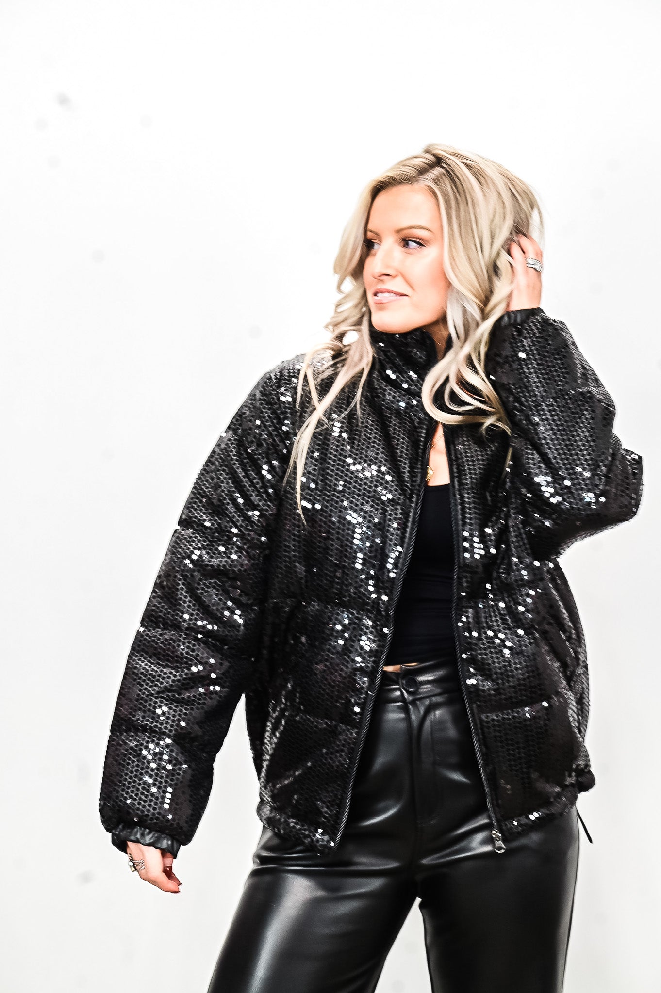 Sequin 2024 puffer jacket