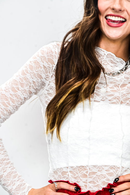 Lace Layering Top