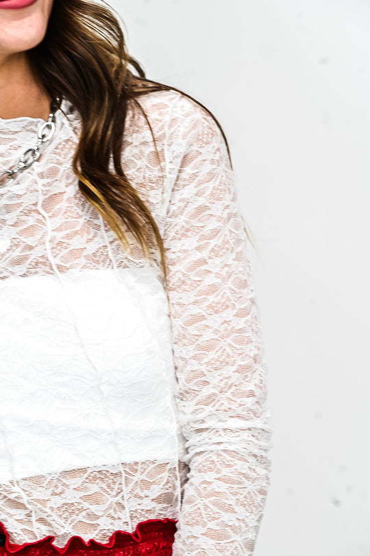 Lace Layering Top