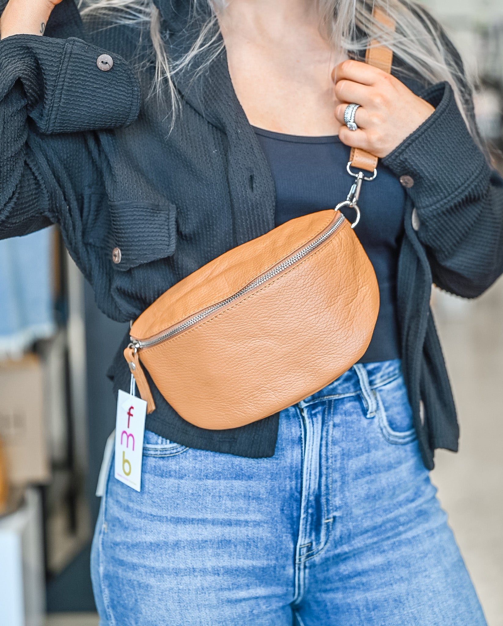 Sol Mini Leather Sling Bag - Friends Market Boutique