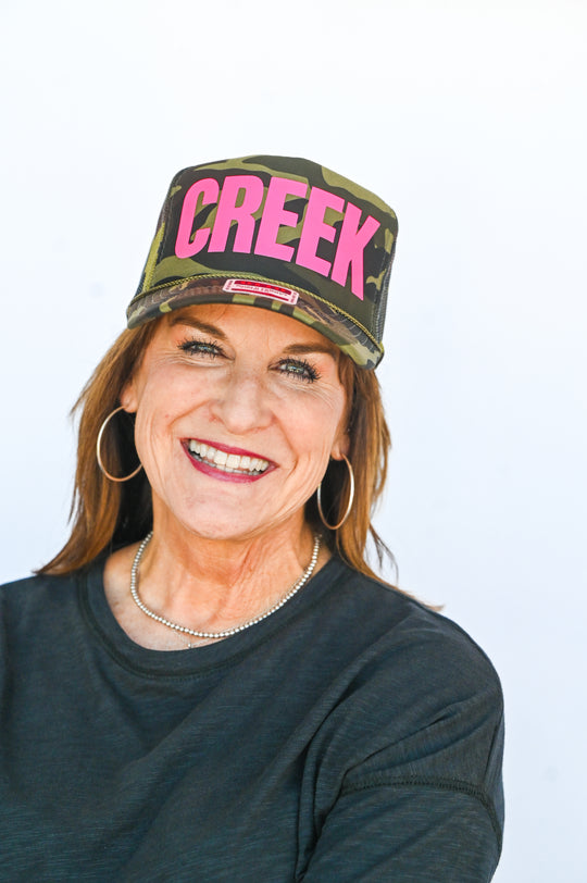 #11 CAMO Hot Pink CREEK Hat