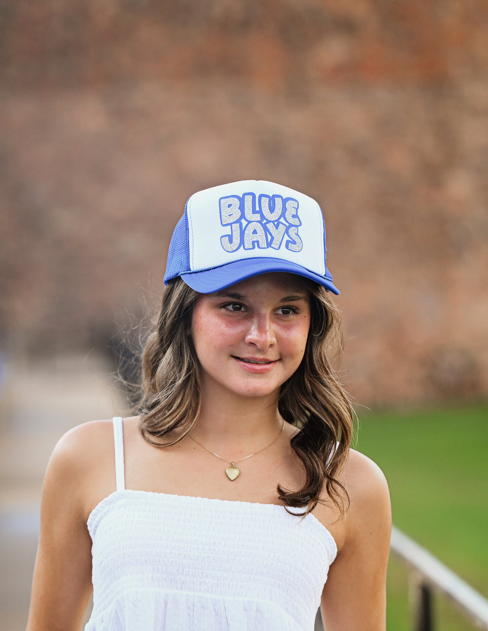 #15 Stacked BLUEJAYS Sparkle Hat