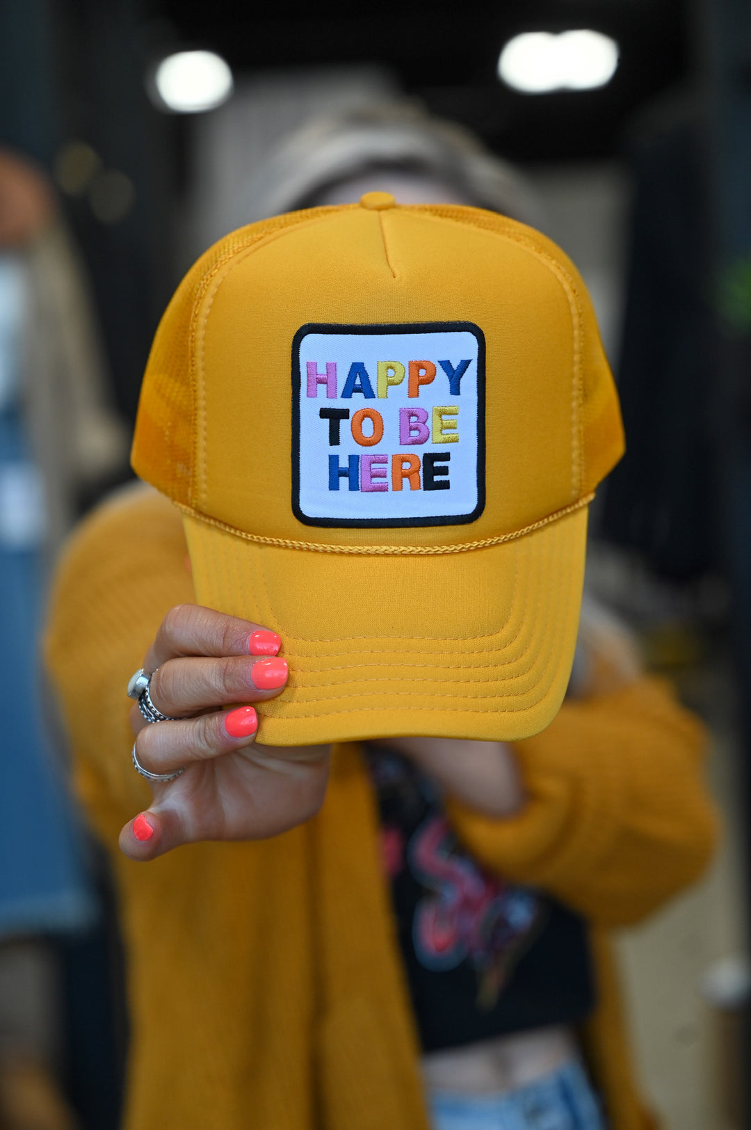 Happy To Be Here Hat - Friends Market Boutique
