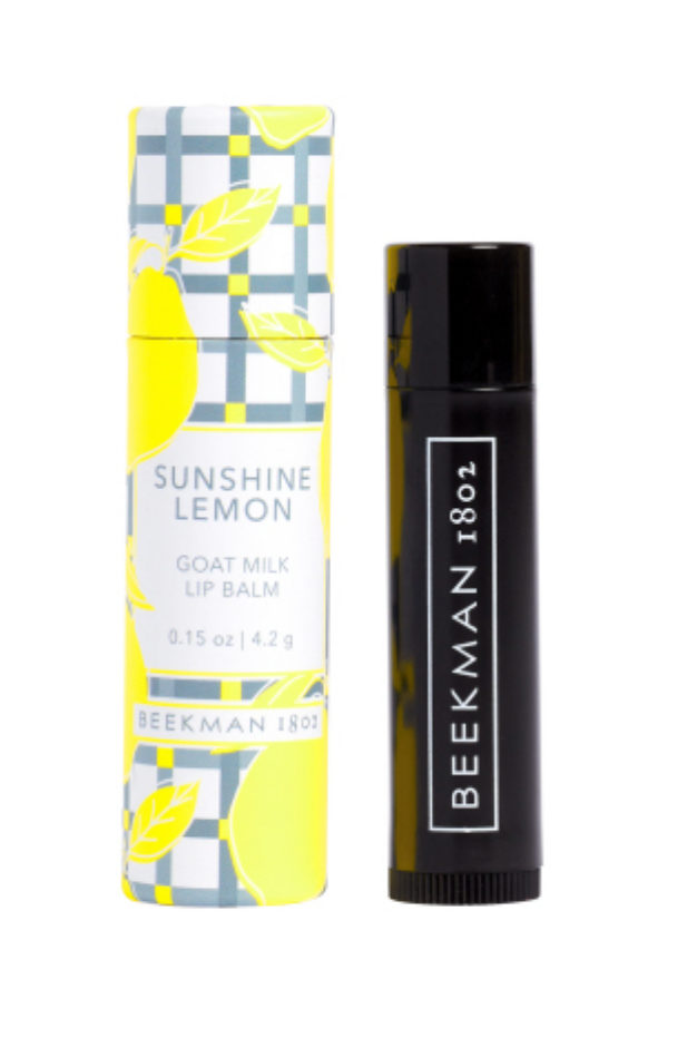 Beekman Sunshine Lemon Lip Balm