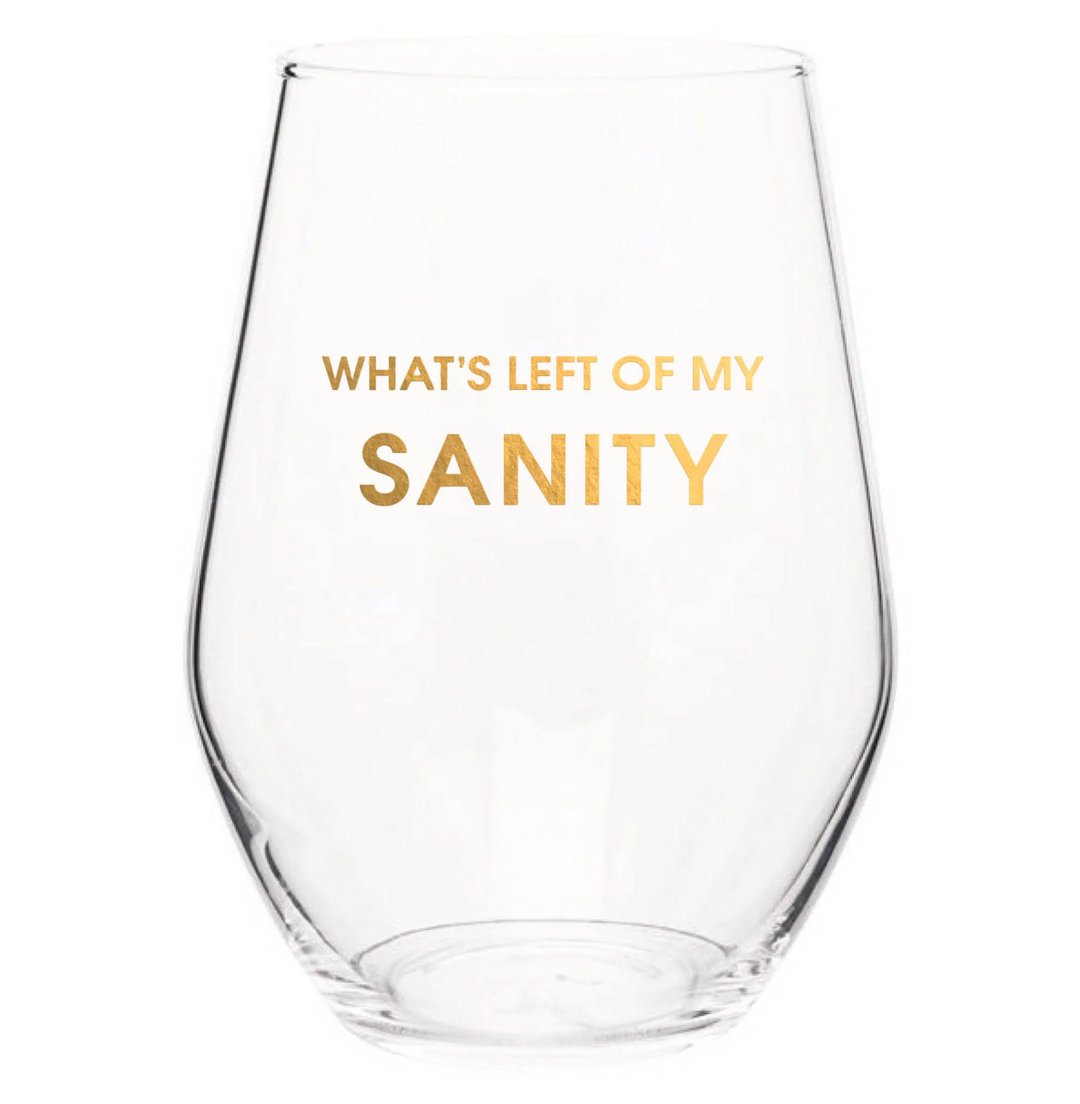 Sanity Wine Glass