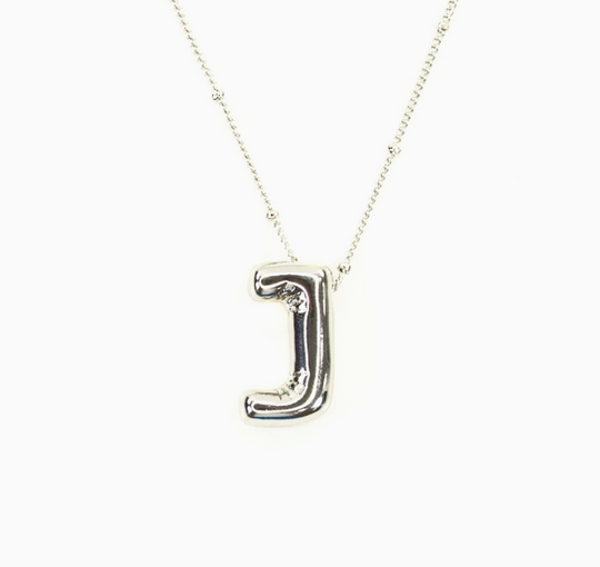 Bubble Initial Necklace