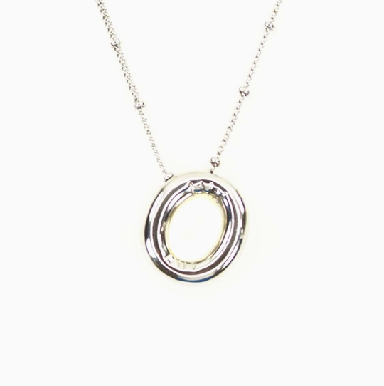 Bubble Initial Necklace