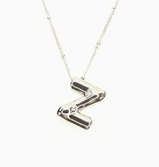 Bubble Initial Necklace