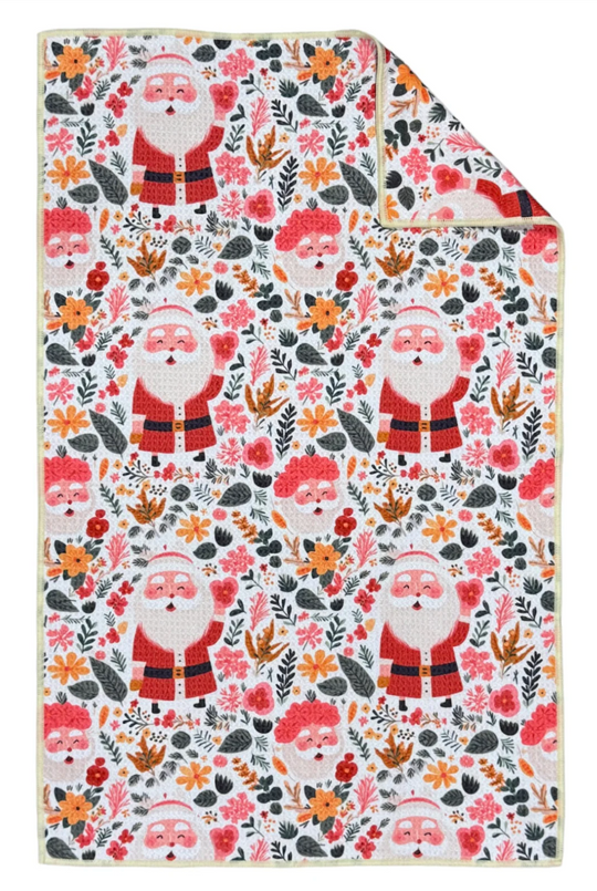 Papa Noel Crae Double Sided Hand Towel