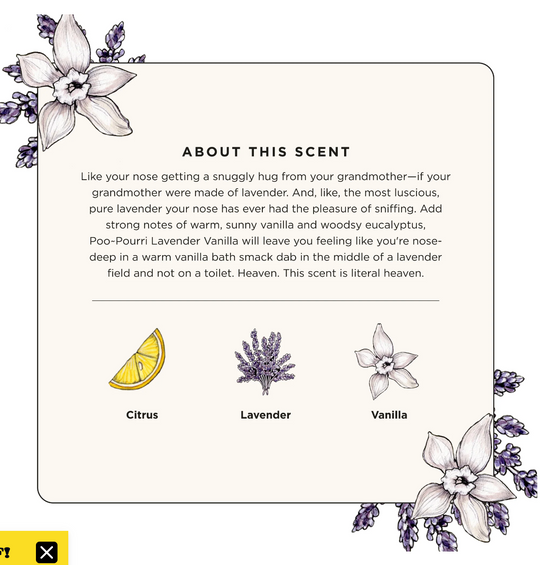 Poo-Pourri Lavender Vanilla 2oz