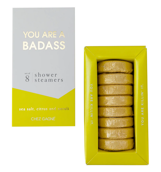 You Are A Badass Shower Steamers-Sea Salt, Citrus + Neroli