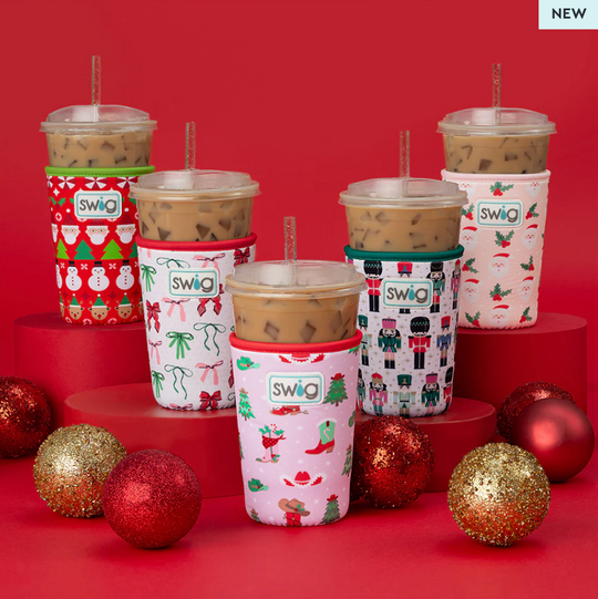 Swig Howdy Holidays Iced Cup Coolie